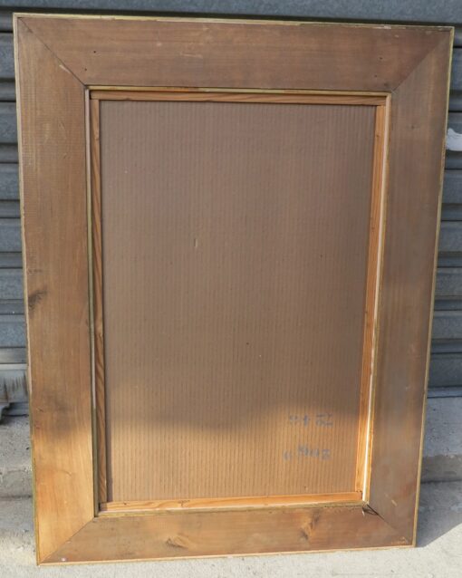 Églomised mirror has to decor of flowers - Image 7