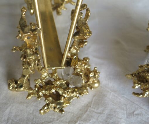Parure de bureau  Bronze et Cristal par Boeltz /Roméo – Image 4