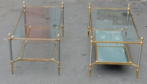 1950/70'  Pair of Coffee Tables Maison Jansen 103 x 54 cm