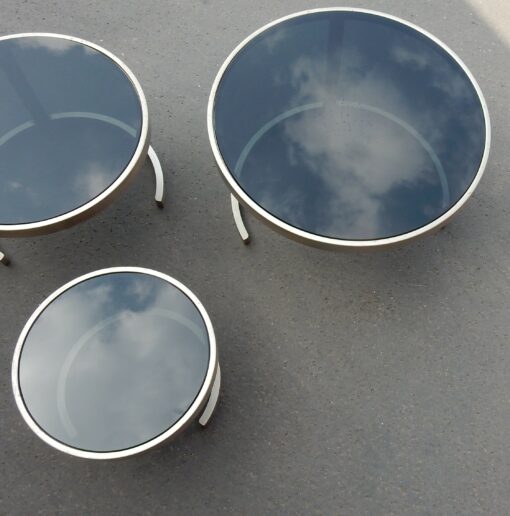 1970/80' Series of Nest of Round Tables - Image 4