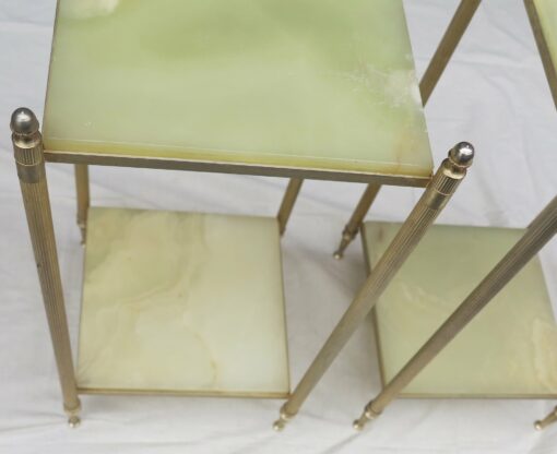 70' Pair of shelves or of stands Maison Bagués trays onyx - Image 3