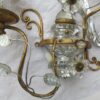 1970' Pair Wall Lamp has the Parakeet Style Baguès - Image 4