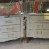 Paire de commodes ou similaires miroir art deco