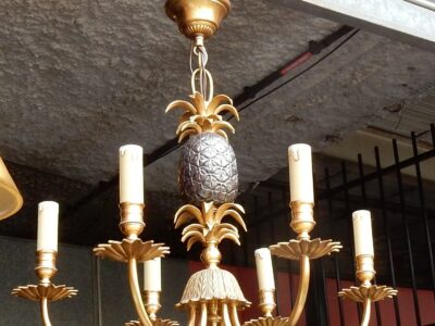1950-1970 'Pair of Chandelier Pineapple Maison Charles