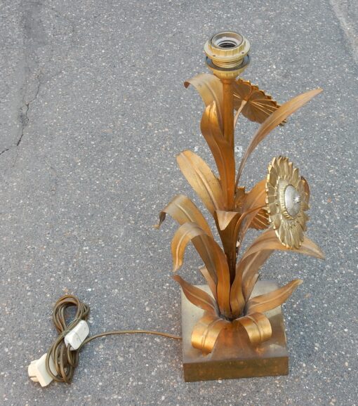 1970' Lampe aux Tournesols Style Maison Jansen – Image 4