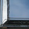 Mirror rectangle with front wall and oval in medallion with flowers - Image 3