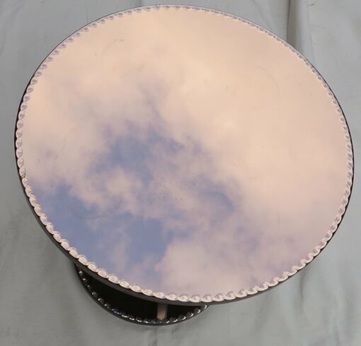Pedestal table art deco mirror copered color - Image 2