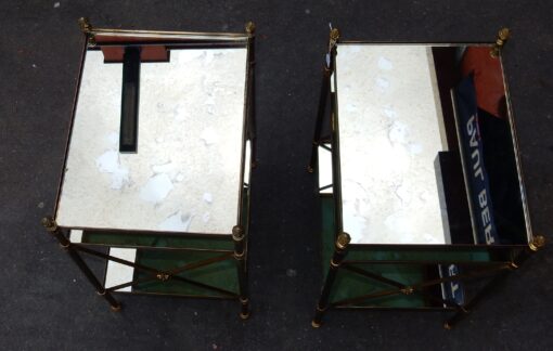1950/70' Pair of Shelves has 3 levels Maison Baguès With Olded Mirror - Image 5