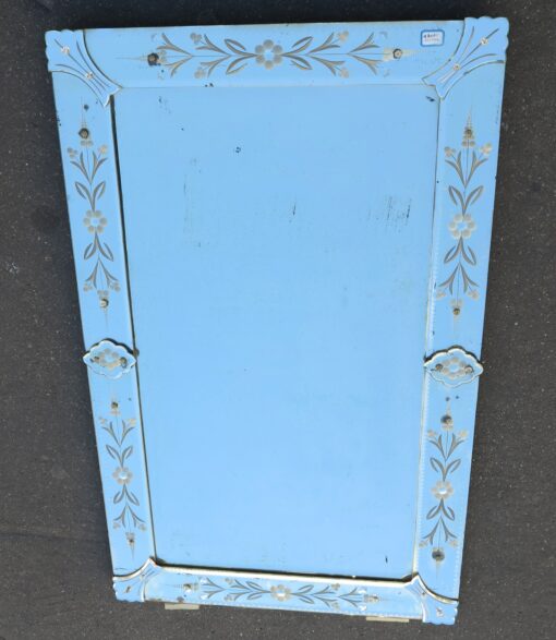 1900' Venice mirror with flowers 130 x 80