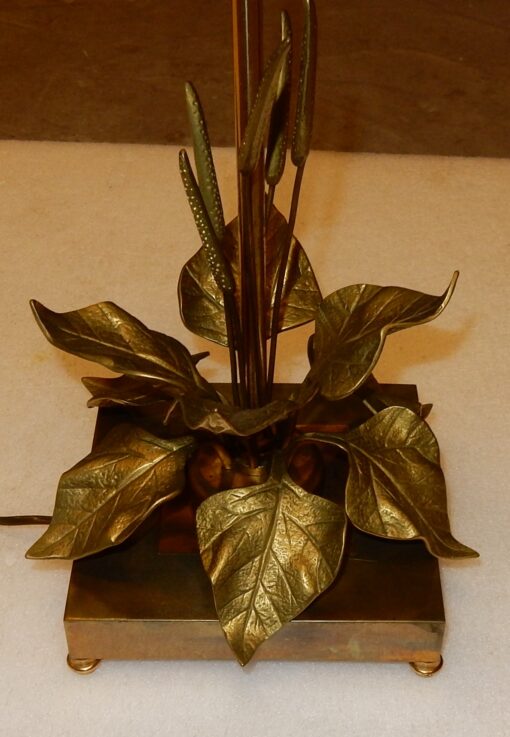 1970' Lampe aux Plantins Style Maison Jansen – Image 5