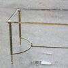 1970 Coffee table Maison Bagués  in Bronze with top miror oxyded oldered - Image 3