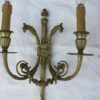 Pair sconces bronze of style empire heads  eagles and masks - Image 2