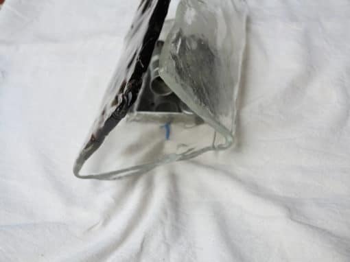 1960/70 Pair Sconces Glass 2 Colour Kalmar - Image 7