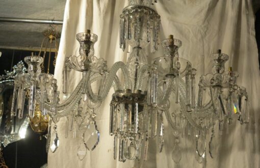 1890' Lustre en Cristal de Bohême 10 Bras de Lumière – Image 2