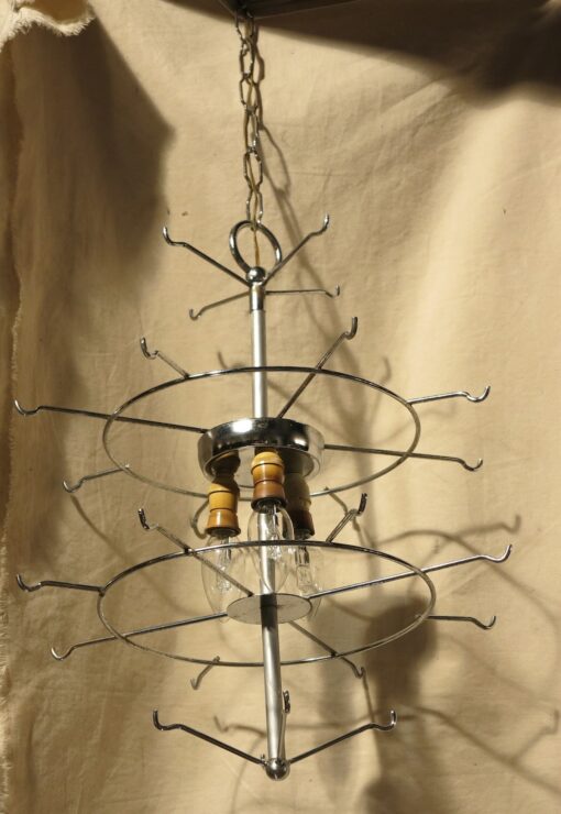 1950/70' Lustre Vistosi 24 Cristaux Opalescent – Image 3