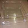 1970' Coffee Table in Lucite ROMÉO  Size  1m00 X 1m00  + 2 Ends of Sofa Same Model - Image 7