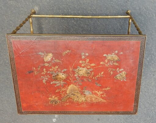 1950/70'  Coffee Table in the Style of Maison Bagués Red Lacquer of China 50 X 35 cm - Image 5