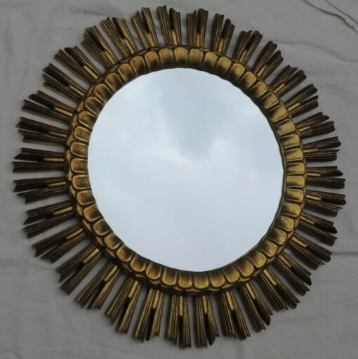 gilded mirror sun resin 61 cm - Image 2