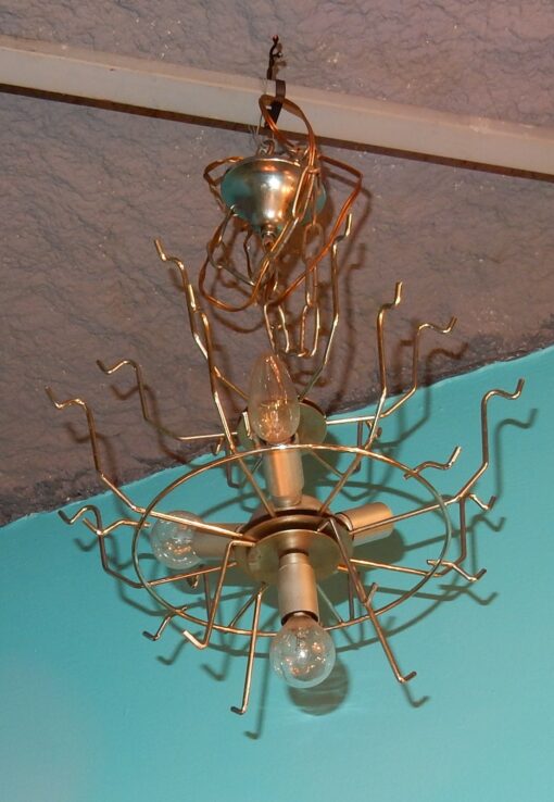 1970' Venini Bowl Purple Chandelier In The Style Of Vistosi 24 Pieces - Image 2