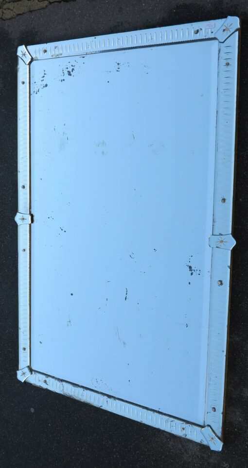 1890/1900 Miroir venise a bulles allongées 163 X 107