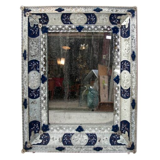 Venitian mirror with angels St 17th
