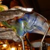 1970/80 Bronze heron and pate de verre  , signed LOHE - Image 5