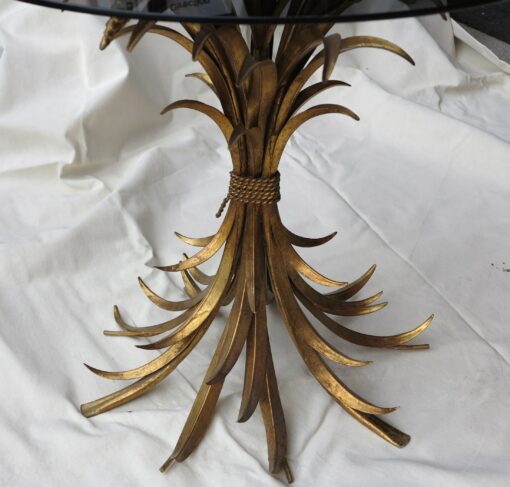 Pedestal table sheaf of wheat style Coco Chanel - Image 5