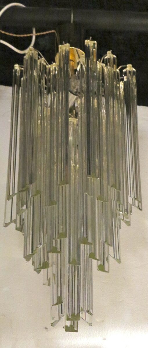 1970' Chandelier Venini 60 Crystals - Image 2