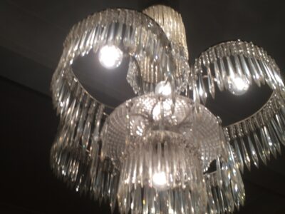 Chandelier Cristal sign Val St Lambert