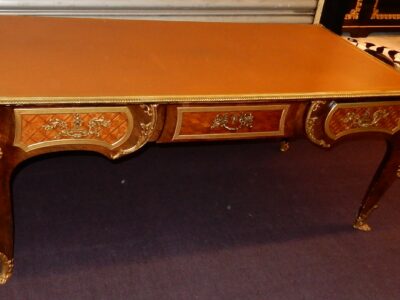 1880/1900 Napoleon III Flat Desk at Espagnolette style According to Cressent