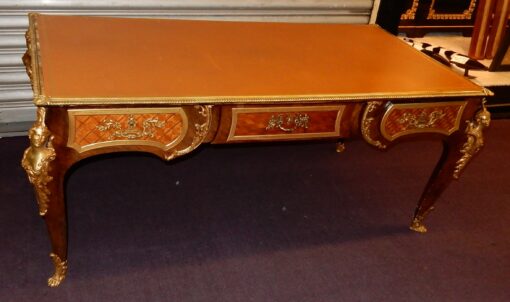 1880/1900 Napoleon III Flat Desk at Espagnolette style According to Cressent