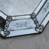 1880' Mirror Venice Octagonal Has Front Wall Silvering Mercury Oxyded - Image 8
