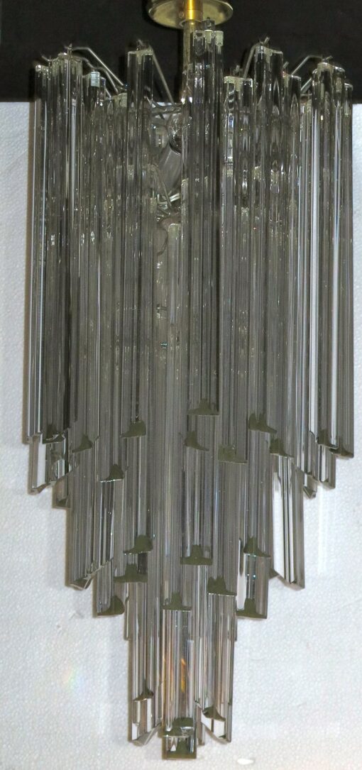 1970' Chandelier Venini 60 Crystals