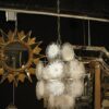 1950/70' Chandelier Vistosi, 24 Crystals Opalescent - Image 6