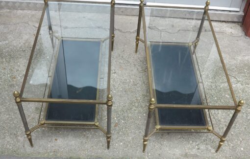 1970' Pair of Coffee Table Maison Jansen 93 x 48 cm - Image 5