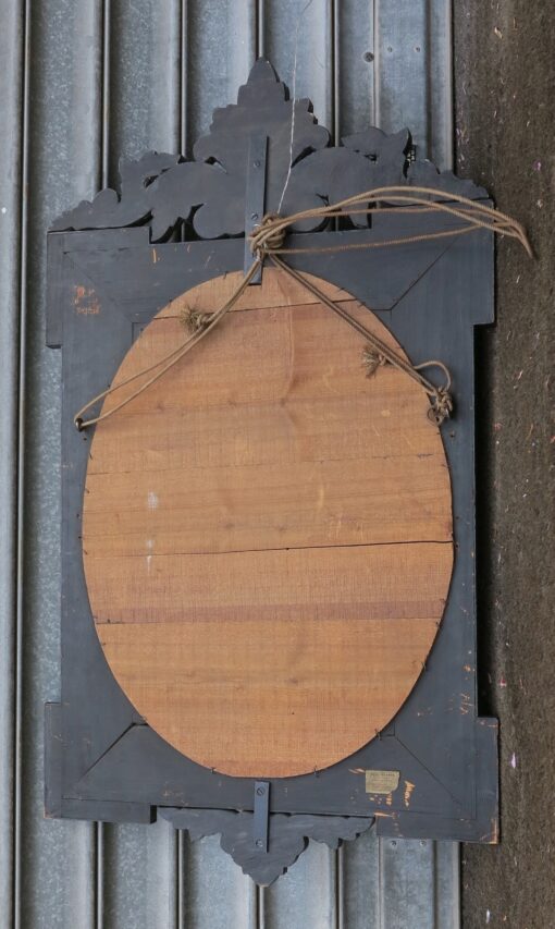 Venitien Mirror has Cartridges, Center Beveled Oval - Image 7