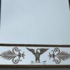 Mirror with guilted frame of Empire style in the églomised attributes - Image 7