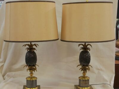 Pair of lamps Pineapple Maison Charles de Style