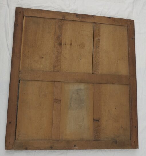 Old mercury mirror with brass frame - Image 7