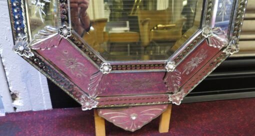 Venitien mirror with angels - Image 4