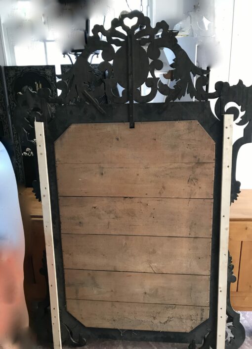 1880/1900' Venitian Mirror Napoleon 3 has Front wall   202 H X 138 cm - Image 7