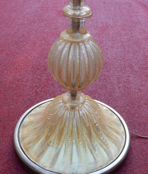 1950/70 Floor Lamp in Murano Glass With Gold Inside - Image 5