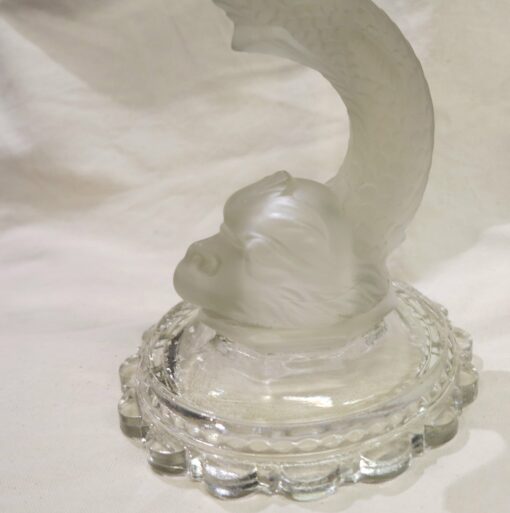Pair Crystal cup of Baccarat to the Delphin - Image 4