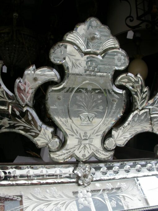 Venitian mirror with front wall (large size) - Image 3