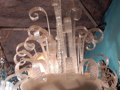 1950/70 Chandelier Jet of Water Véronèse Murano