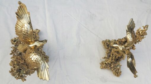 Coffee table guilted brass eagles of Boeltz for Roméo Paris - Image 7