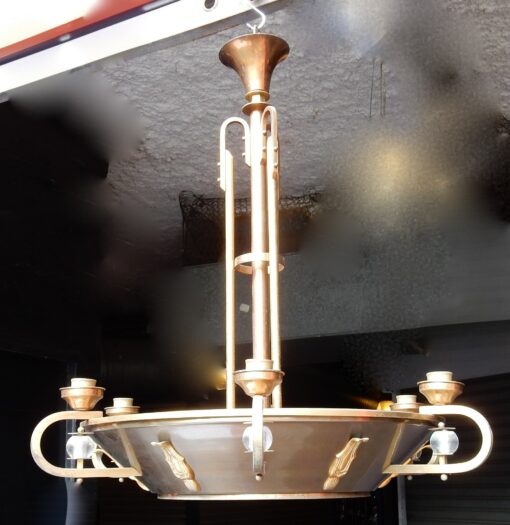 1950' Lustre Jacques Adnet Circulaire