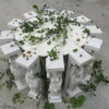 1950/70 'Set of 12 Antique White Marble Statues - Image 6