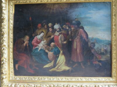 Nativité,huile sur cuivre,attribué a Frans Francken le jeune