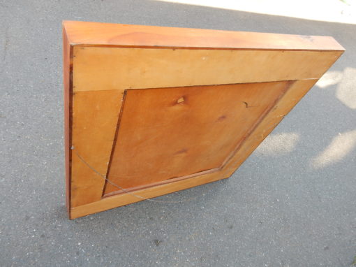 1950' Mirror Art Deco Mahogany Light Style Maxime Old 100 X 100 cm - Image 7